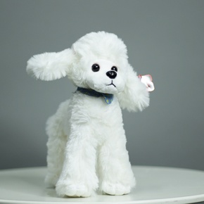 Плюшевый пудель белый (25 см) в Реутове