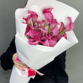 Монобукет из 21 каллы в Реутове