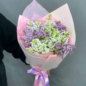 Букет из 11 веток сирени микс в Реутове