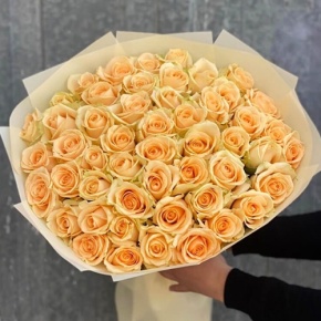 Букет из 51 розы Аваланж (60 см) в Реутове