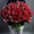 Букет из 51 кустовой рубиновой розы (50 см) в Реутове