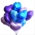 Сердце фиолетовое фольгированный шар с гелием (45 см) в Реутове