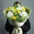 Букет "Фисташка" из роз, хризантем и маттиол в Реутове