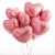 Сердце розовое фольгированный шар с гелием (45 см) в Реутове