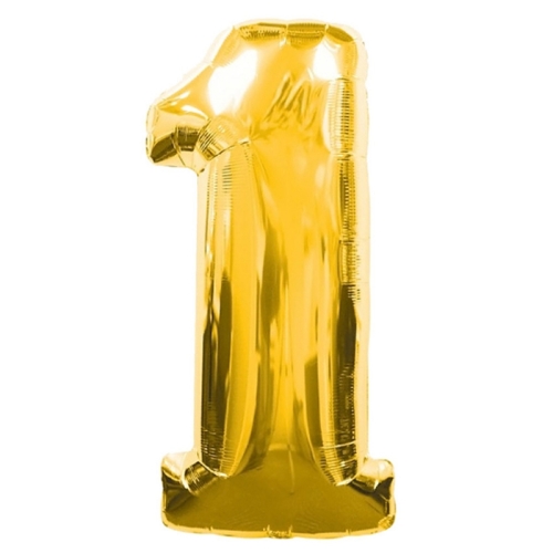 Шар гелиевый цифра 1 (40х102 см) в Реутове