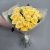 Букет из 21  из пионовидной розы Баттеркап (60 см) в Реутове