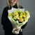 Букет "Мимозка" из нарциссов, диантусов и мимозы в Реутове