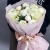 Букет "Белый жемчуг" из гортензий и пионов в Реутове