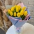 Букет из 15 жёлтых тюльпанов в Реутове